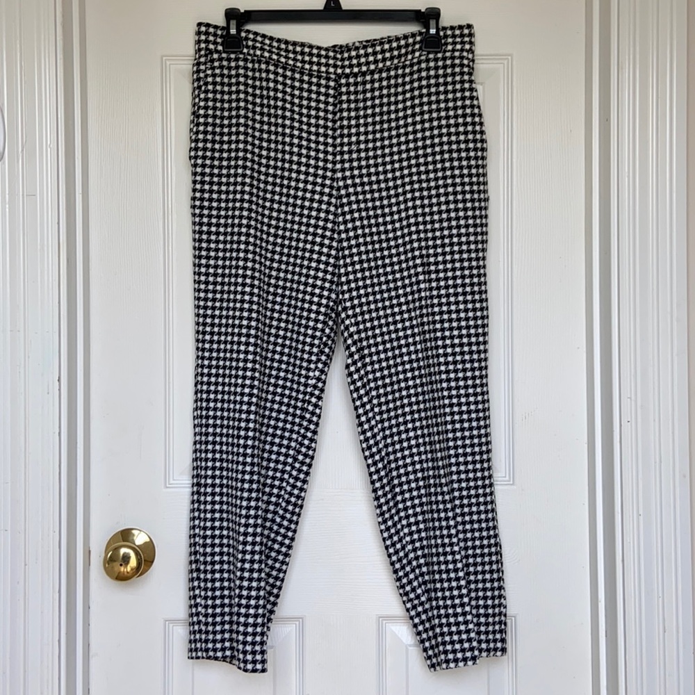 3/$15 old navy houndstooth stretchy business pant